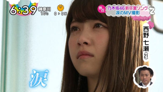 西野七瀬は負けず嫌い