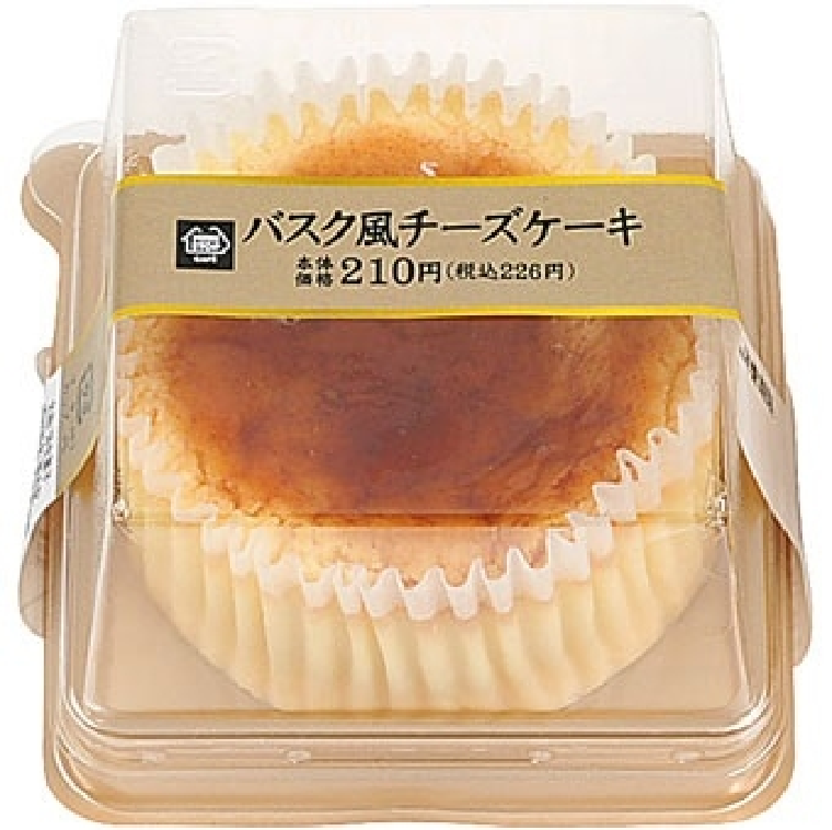 ミニストップのバスクチーズケーキ01